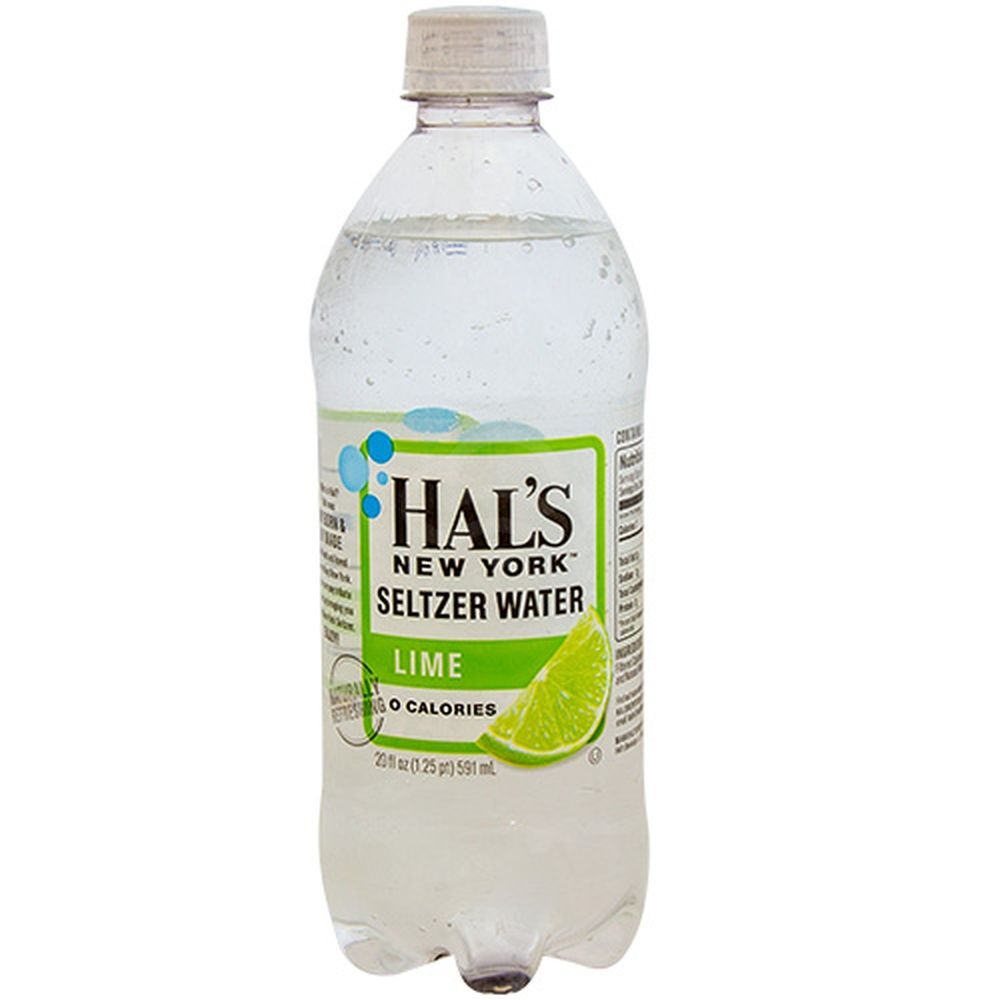 Hal's NY Seltzer Lime 20oz