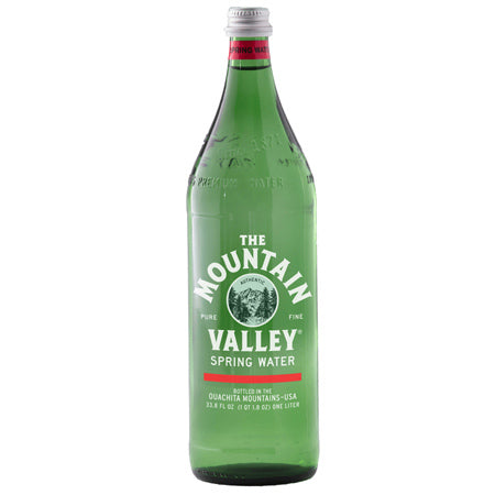 Mountain Valley 32oz Glass Bottles, Case of 12 | Beverage Boyz