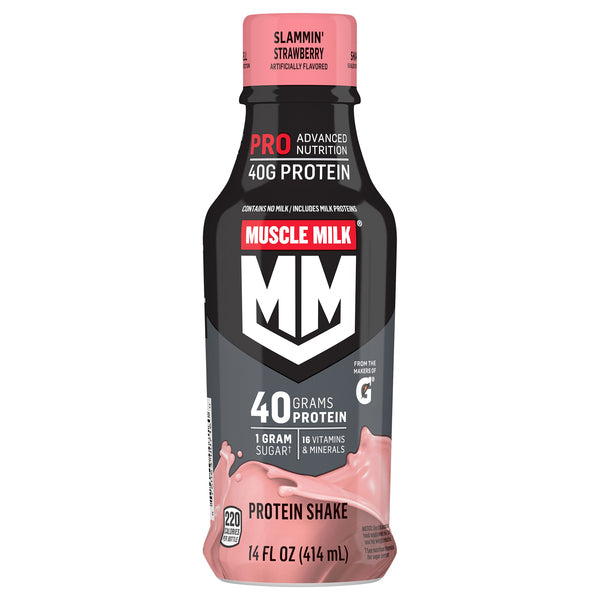 Muscle Milk Slammin Strawberry 14oz