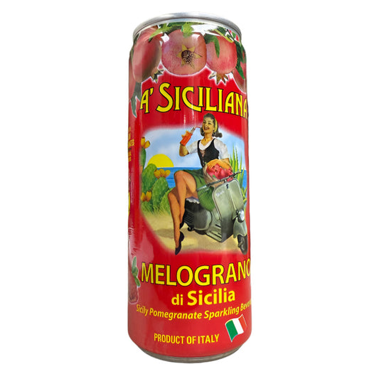 A' Siciliana Pomegranate Sparkling Beverage 4 x 330ml pack