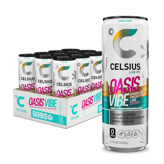 Celsius Oasis Vibe 12oz