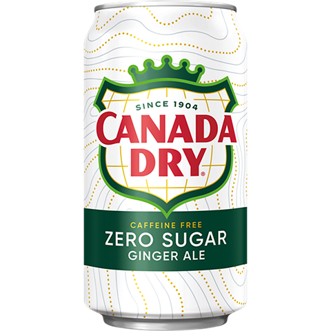 Canada Dry Zero Sugar Ginger Ale 12oz