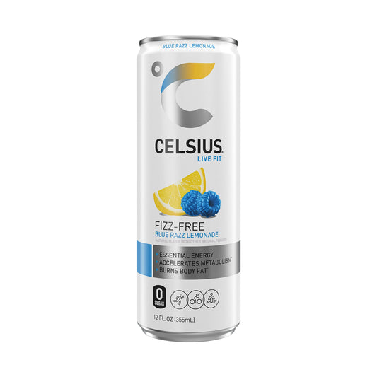 Celsius No Fizz Blue Raz 12oz