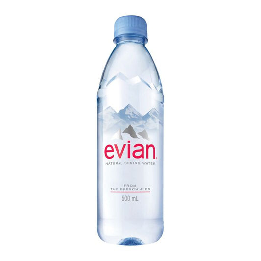 Evian 500ml Plastic