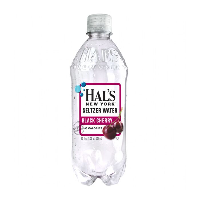 Hal's NY Seltzer Black Cherry 20oz