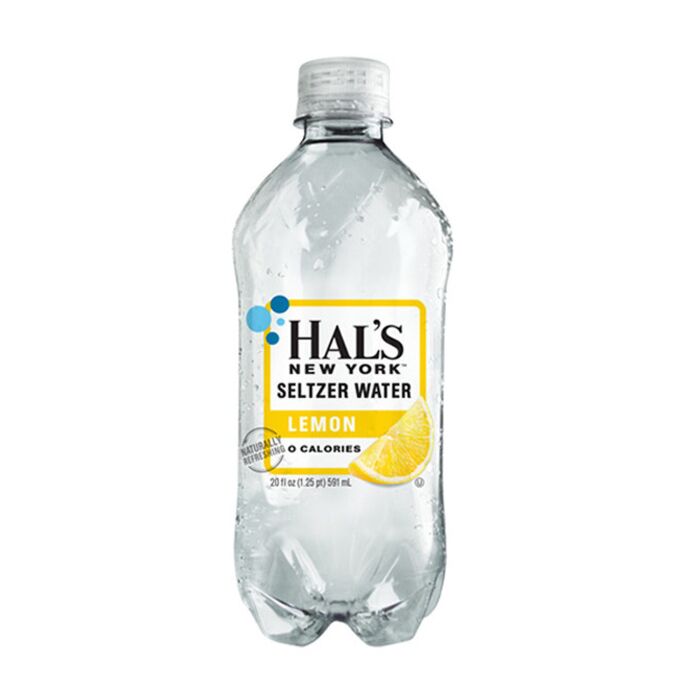 Hal's NY Seltzer Lemon 20oz