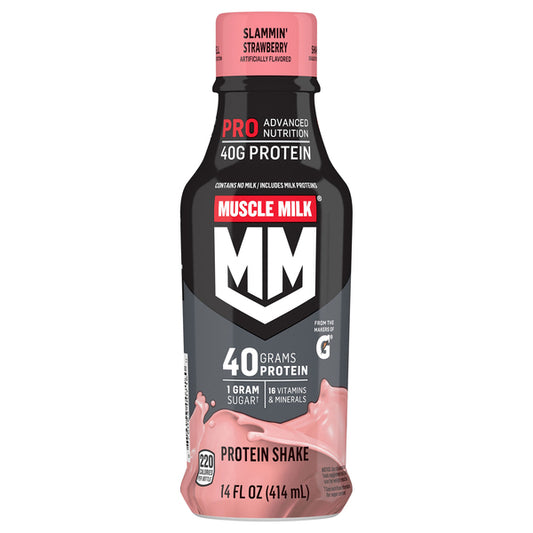 Muscle Milk Slammin Strawberry 14oz